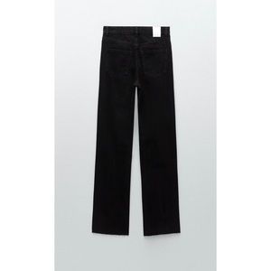 Brand New Zara Straight Leg Black Pants Sz 4